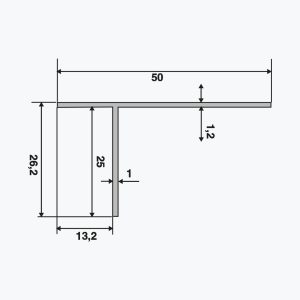 TEMPOLISTEL® A135 T-rennibekkur - Image 2