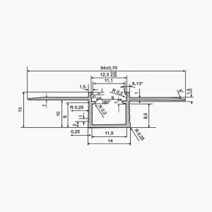 TEMPOLISTEL® A137 Flatur LED rennibekkur - Image 2