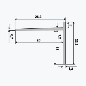 TEMPOLISTEL® B102 Stöðvunarrennibekkur BA 18 - Image 2