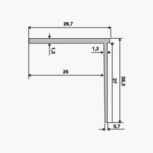 TEMPOLISTEL® B107 Stöðvunarrennibekk gipsplötu BA25 - Image 2